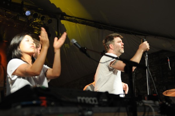 LCD Soundsystem at Stubb's BarBQ, Austin, Texas 06/08/10 - photo by Jeff Ba