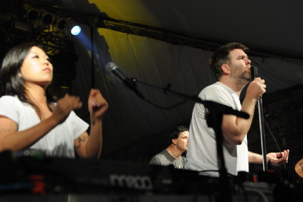 LCD Soundsystem at Stubb's BarBQ, Austin, Texas 06/08/10 - photo by Jeff Ba