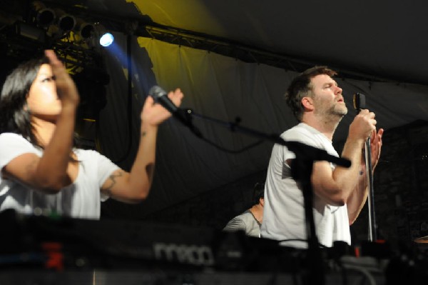 LCD Soundsystem at Stubb's BarBQ, Austin, Texas 06/08/10 - photo by Jeff Ba