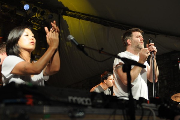 LCD Soundsystem at Stubb's BarBQ, Austin, Texas 06/08/10 - photo by Jeff Ba