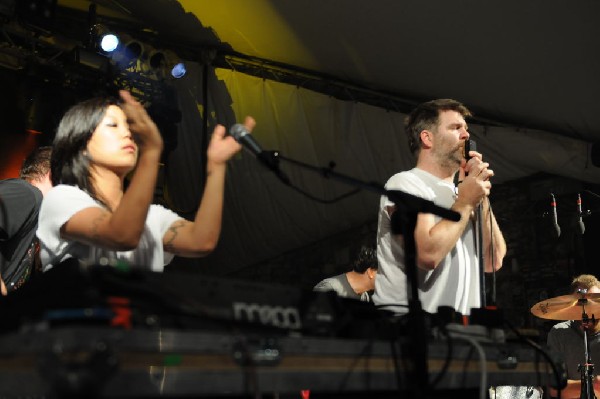 LCD Soundsystem at Stubb's BarBQ, Austin, Texas 06/08/10 - photo by Jeff Ba