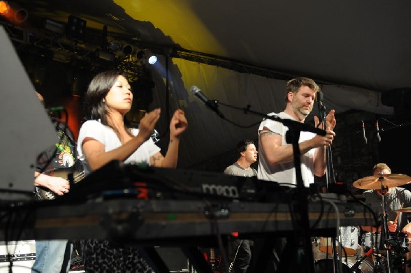 LCD Soundsystem at Stubb's BarBQ, Austin, Texas 06/08/10 - photo by Jeff Ba