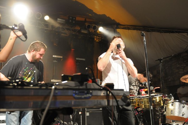 LCD Soundsystem at Stubb's BarBQ, Austin, Texas 06/08/10 - photo by Jeff Ba