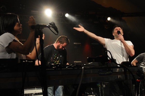 LCD Soundsystem at Stubb's BarBQ, Austin, Texas 06/08/10 - photo by Jeff Ba