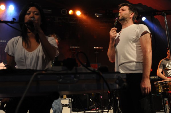 LCD Soundsystem at Stubb's BarBQ, Austin, Texas 06/08/10 - photo by Jeff Ba