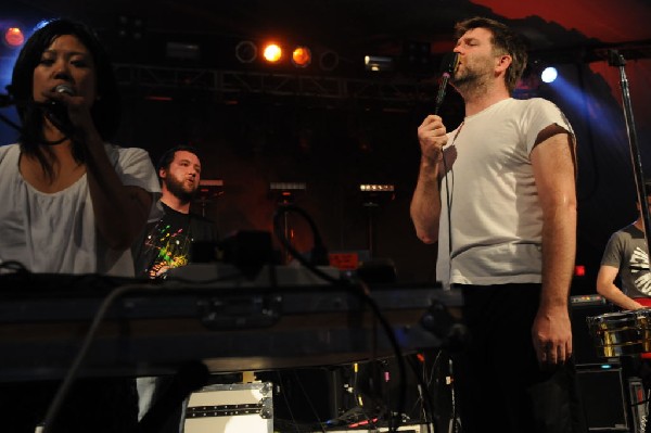 LCD Soundsystem at Stubb's BarBQ, Austin, Texas 06/08/10 - photo by Jeff Ba