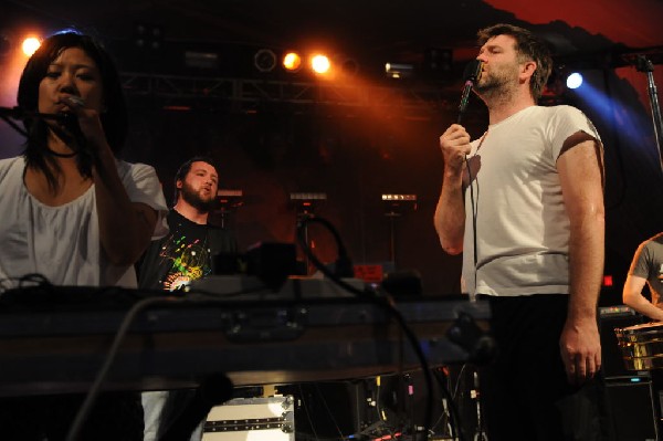 LCD Soundsystem at Stubb's BarBQ, Austin, Texas 06/08/10 - photo by Jeff Ba