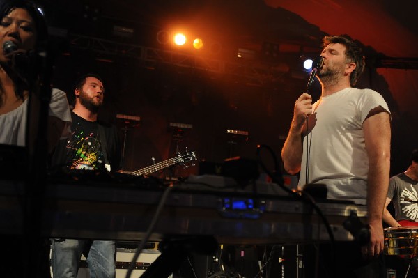 LCD Soundsystem at Stubb's BarBQ, Austin, Texas 06/08/10 - photo by Jeff Ba