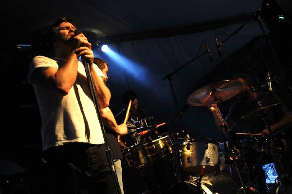LCD Soundsystem at Stubb's BarBQ, Austin, Texas 06/08/10 - photo by Jeff Ba