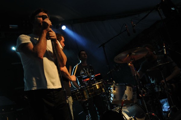 LCD Soundsystem at Stubb's BarBQ, Austin, Texas 06/08/10 - photo by Jeff Ba