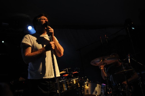 LCD Soundsystem at Stubb's BarBQ, Austin, Texas 06/08/10 - photo by Jeff Ba