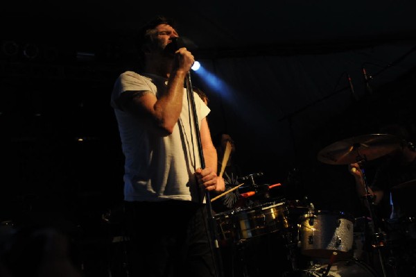 LCD Soundsystem at Stubb's BarBQ, Austin, Texas 06/08/10 - photo by Jeff Ba