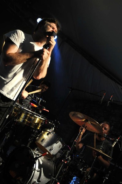 LCD Soundsystem at Stubb's BarBQ, Austin, Texas 06/08/10 - photo by Jeff Ba
