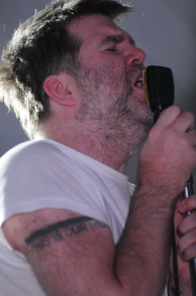 LCD Soundsystem at Stubb's BarBQ, Austin, Texas 06/08/10 - photo by Jeff Ba