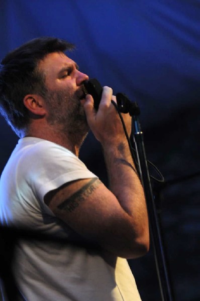 LCD Soundsystem at Stubb's BarBQ, Austin, Texas 06/08/10 - photo by Jeff Ba