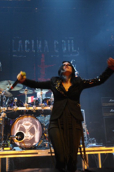 Lacuna Coil at ACL Live at the Moody Theater, Austin, Texas 03/03/2012