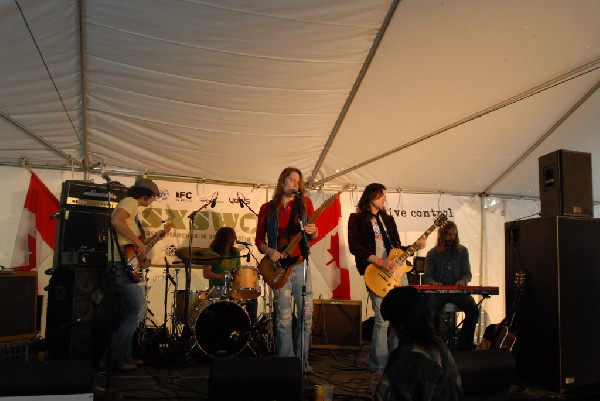 Lions In The Street SXSW gig at the Canadian Blast day party in Austin, Tex