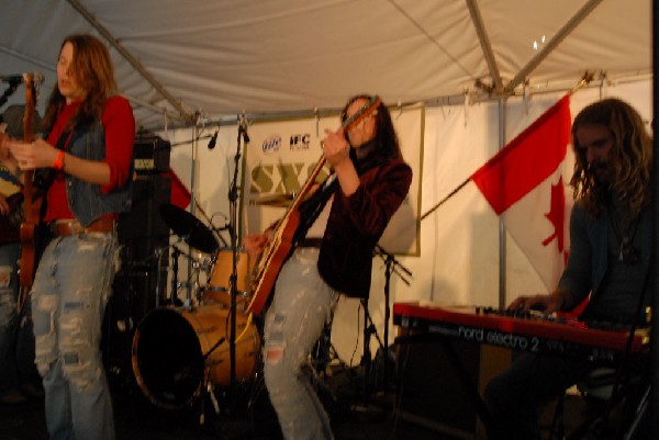 Lions In The Street SXSW gig at the Canadian Blast day party in Austin, Tex
