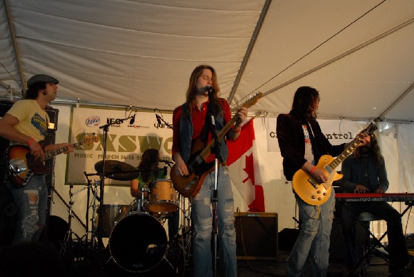 Lions In The Street SXSW gig at the Canadian Blast day party in Austin, Tex