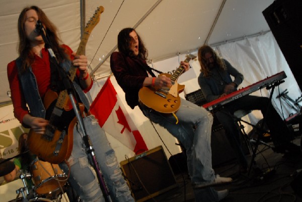 Lions In The Street SXSW gig at the Canadian Blast day party in Austin, Tex