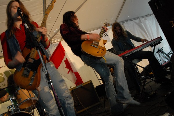 Lions In The Street SXSW gig at the Canadian Blast day party in Austin, Tex