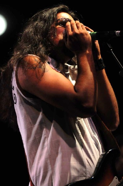 Los Lonely Boys at the Hutto 100 Celebration Music Festival, Hutto, Texas 0