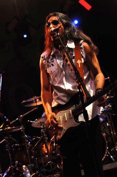 Los Lonely Boys at the Hutto 100 Celebration Music Festival, Hutto, Texas 0