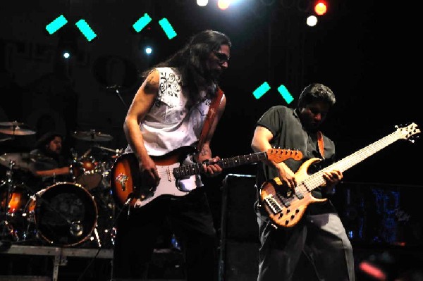 Los Lonely Boys at the Hutto 100 Celebration Music Festival, Hutto, Texas 0