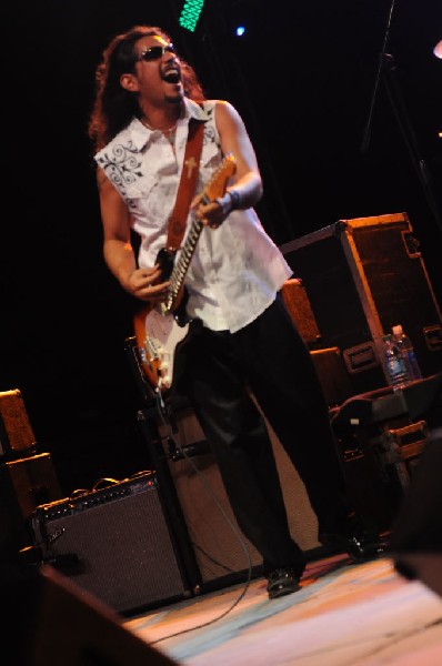 Los Lonely Boys at the Hutto 100 Celebration Music Festival, Hutto, Texas 0