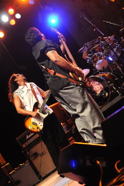 Los Lonely Boys at the Hutto 100 Celebration Music Festival, Hutto, Texas 0