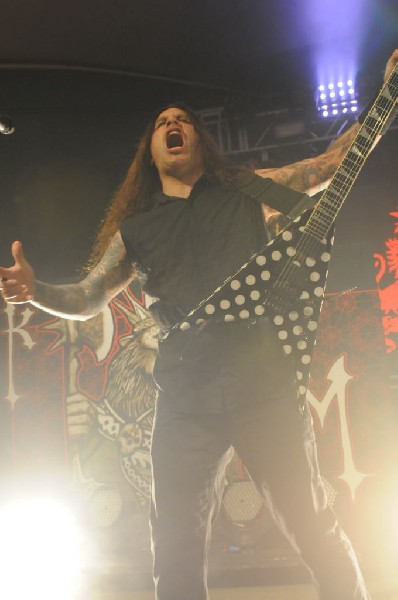 Machine Head at Stubb's BarBQ, Austin, TX 12/01/12 - photo by Jeff Barringe