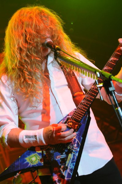 Megadeth at Superpages.com Center, Dallas Texas, 09/24/10 Opening night of