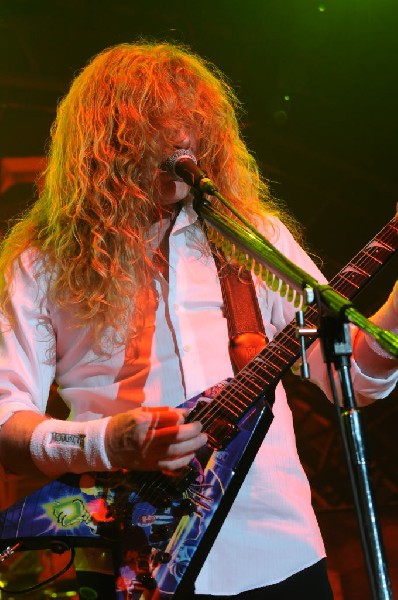 Megadeth at Superpages.com Center, Dallas Texas, 09/24/10 Opening night of