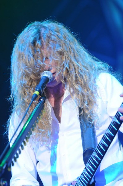 Megadeth at Superpages.com Center, Dallas Texas, 09/24/10 Opening night of