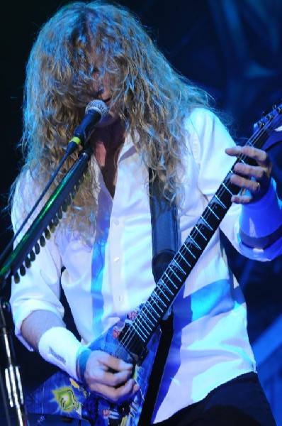 Megadeth at Superpages.com Center, Dallas Texas, 09/24/10 Opening night of