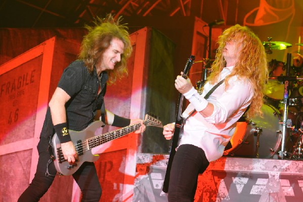 Megadeth at Superpages.com Center, Dallas Texas, 09/24/10 Opening night of