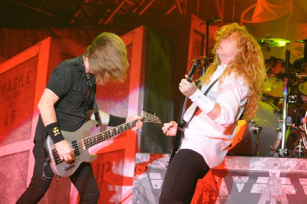 Megadeth at Superpages.com Center, Dallas Texas, 09/24/10 Opening night of