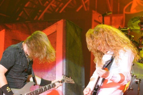 Megadeth at Superpages.com Center, Dallas Texas, 09/24/10 Opening night of