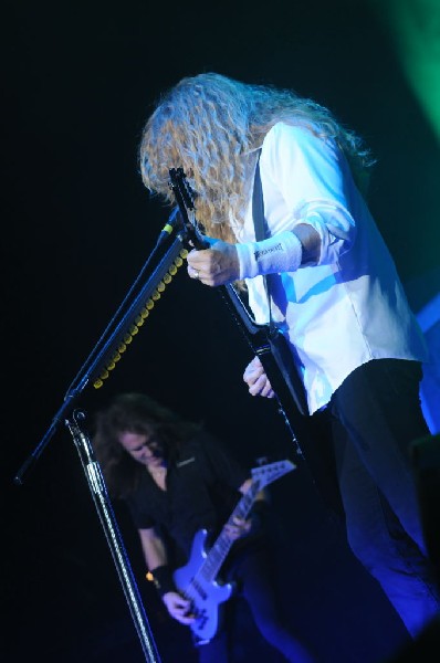 Megadeth at Superpages.com Center, Dallas Texas, 09/24/10 Opening night of