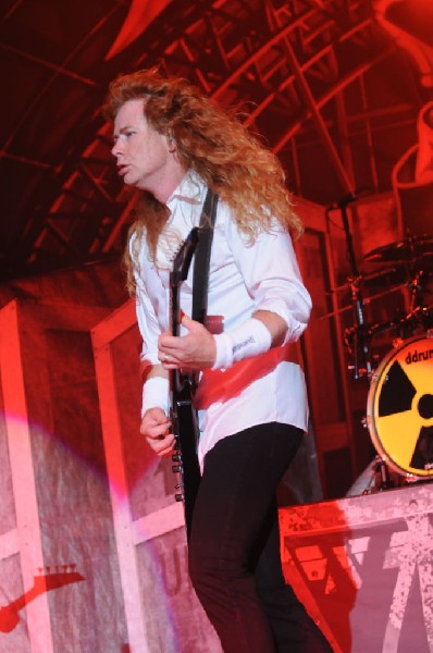 Megadeth at Superpages.com Center, Dallas Texas, 09/24/10 Opening night of
