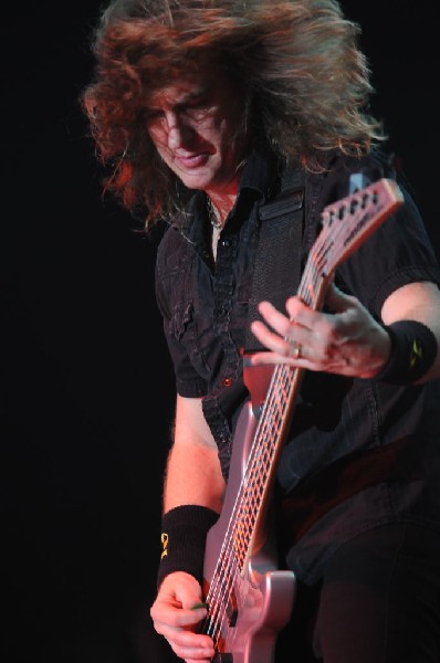 Megadeth at Superpages.com Center, Dallas Texas, 09/24/10 Opening night of