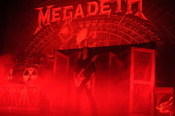 Megadeth at Superpages.com Center, Dallas Texas, 09/24/10 Opening night of