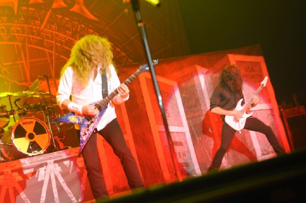Megadeth at Superpages.com Center, Dallas Texas, 09/24/10 Opening night of