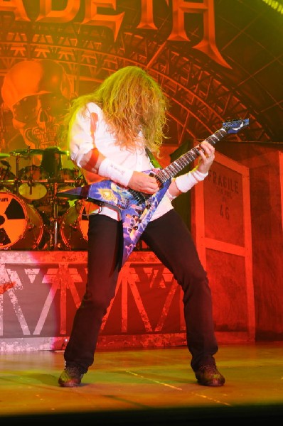 Megadeth at Superpages.com Center, Dallas Texas, 09/24/10 Opening night of