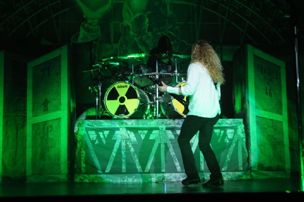 Megadeth at Superpages.com Center, Dallas Texas, 09/24/10 Opening night of