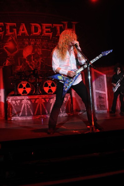 Megadeth at Superpages.com Center, Dallas Texas, 09/24/10 Opening night of