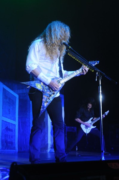 Megadeth at Superpages.com Center, Dallas Texas, 09/24/10 Opening night of