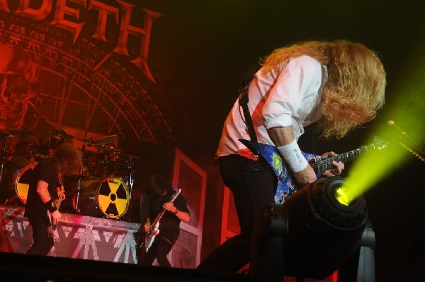 Megadeth at Superpages.com Center, Dallas Texas, 09/24/10 Opening night of
