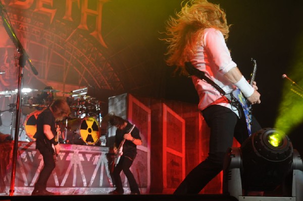 Megadeth at Superpages.com Center, Dallas Texas, 09/24/10 Opening night of