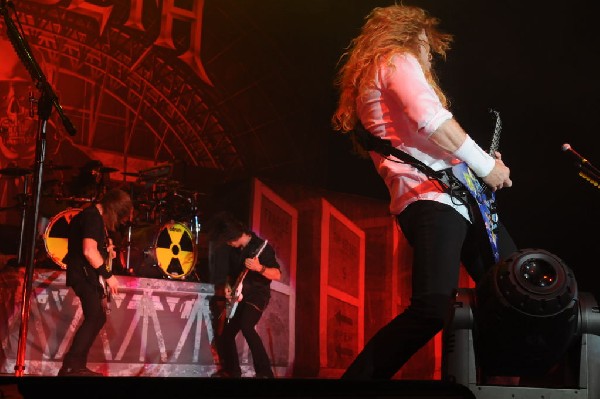 Megadeth at Superpages.com Center, Dallas Texas, 09/24/10 Opening night of